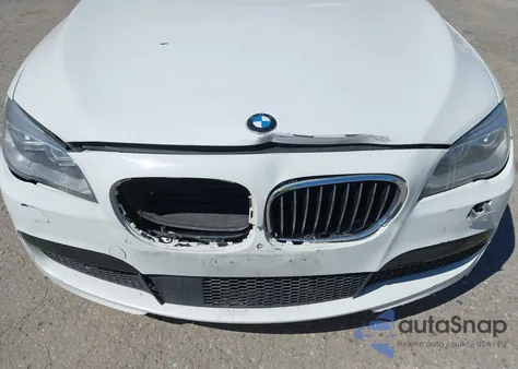 2015 BMW 750 Lxi из США, поврежденный, VIN WBAYF8C54FD655171